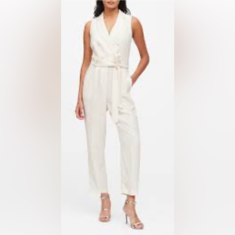 Tuxedo Jumpersuit Banana Republic